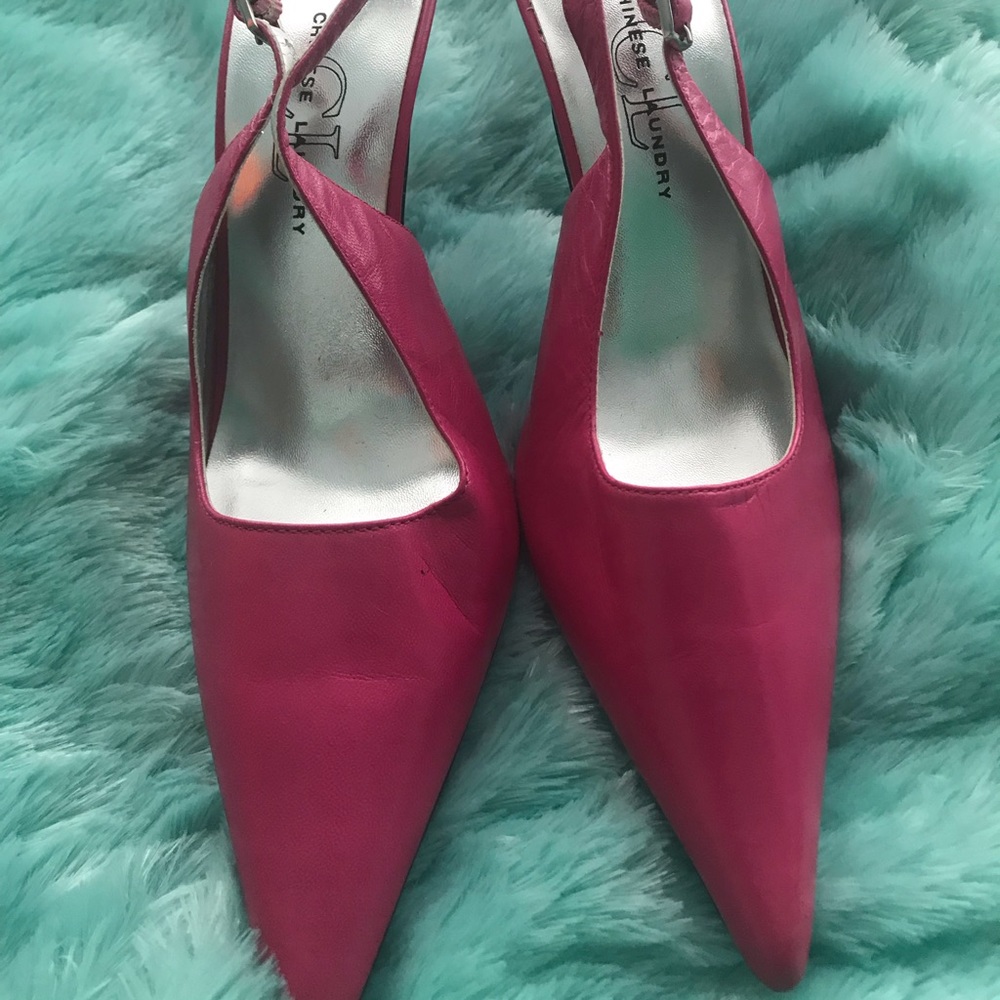New pink Chinese laundry heels